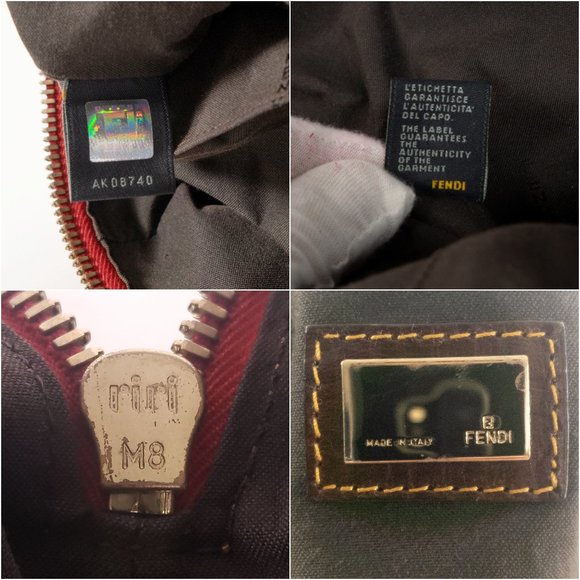 ❌ SOLD! ❌ FENDI Zucca Red Bag - Picture 4 of 16